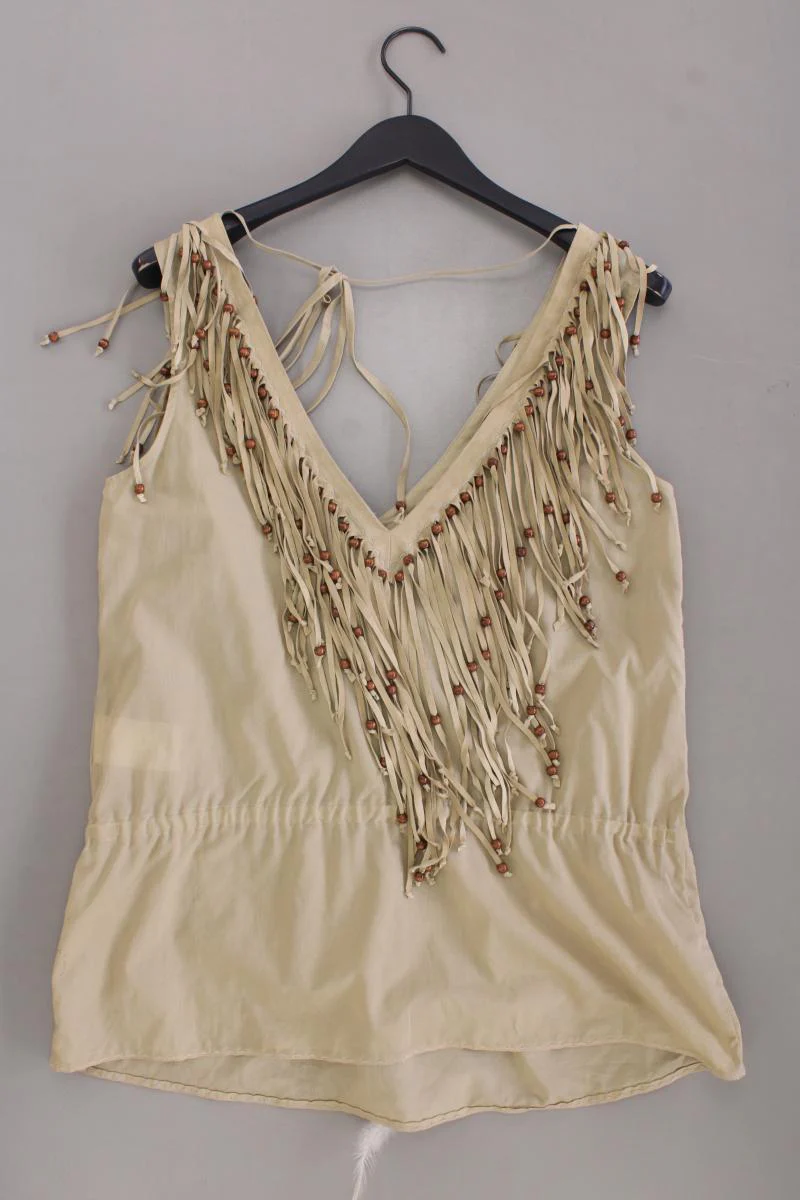 Dolce & Gabbana Ärmellose Bluse Gr. 46 neu mit Etikett braun aus Baumwolle - Image 4