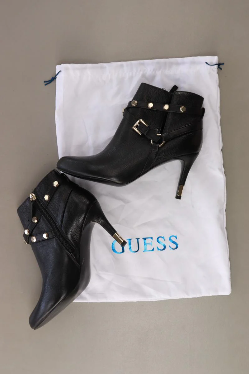 Guess Stiefeletten Gr. 39 neuwertig Neupreis: 250,0€! mit Nieten schwarz - Image 5