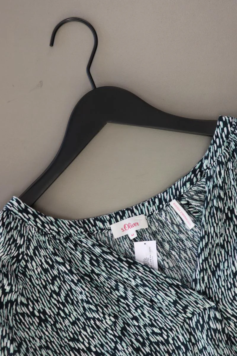s.Oliver Regular Bluse Gr. 44 3/4 Ärmel blau aus Viskose - Image 3