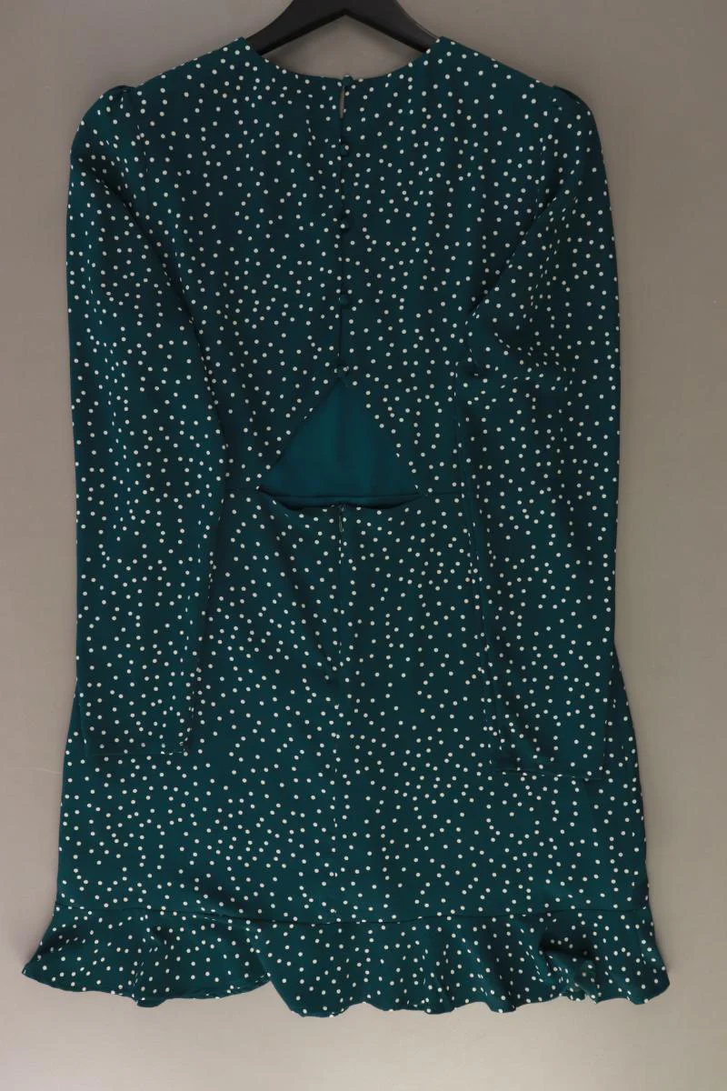Fashion Union Kleid Gr. 42 gepunktet Langarm grün aus Polyester - Image 2