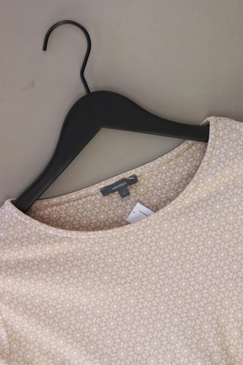 Montego Longsleeve-Shirt Gr. L Langarm creme - Image 3