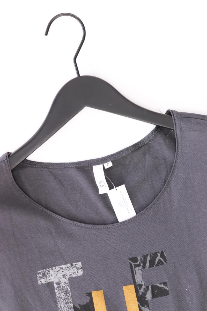 QS by s.Oliver Printshirt Gr. S Kurzarm grau aus Baumwolle - Image 3