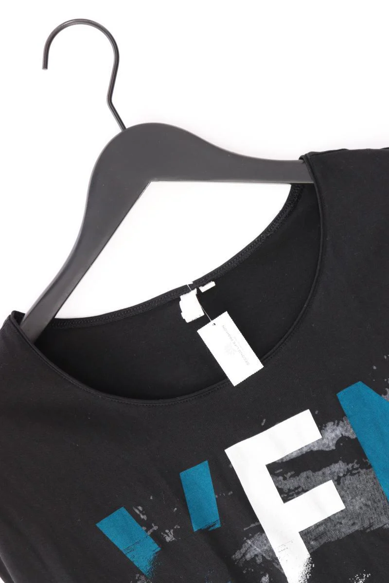 QS by s.Oliver Printshirt Gr. S Kurzarm schwarz aus Baumwolle - Image 3