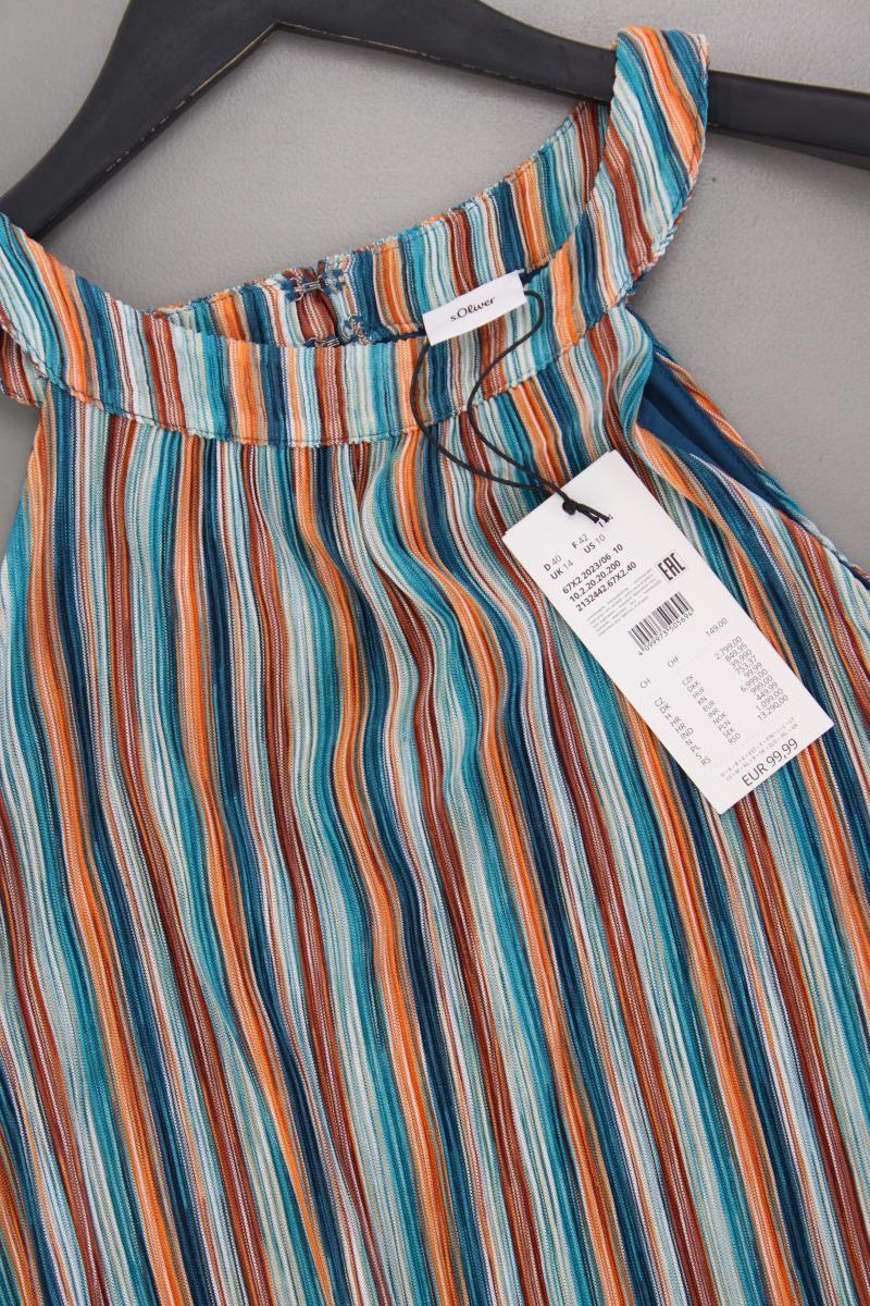 s.Oliver Midikleid Gr. 40 neu mit Etikett Neupreis: 99,99€! Ärmellos mehrfarbig - Image 2