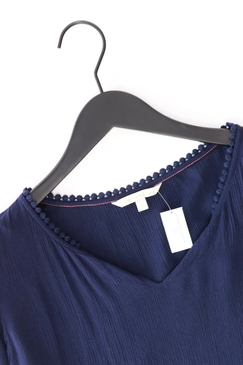 Tom Tailor (Denim) Regular Bluse Gr. S 3/4 Ärmel blau aus Viskose - Image 3