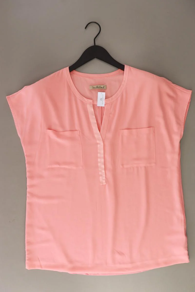 Smith & Soul Kurzarmbluse Gr. XL orange aus Polyester