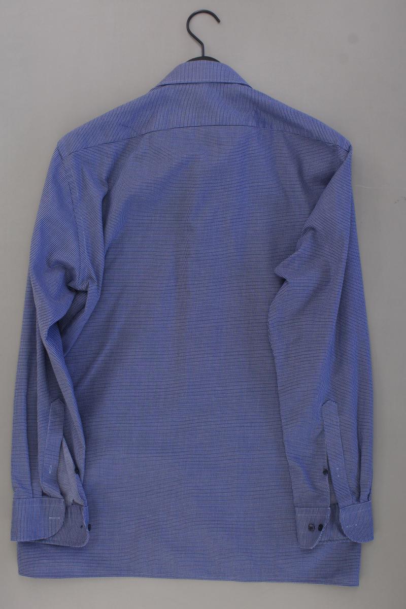 MARVELIS Langarmhemd für Herren Gr. Hemdgröße 41 blau aus Baumwolle - Image 3