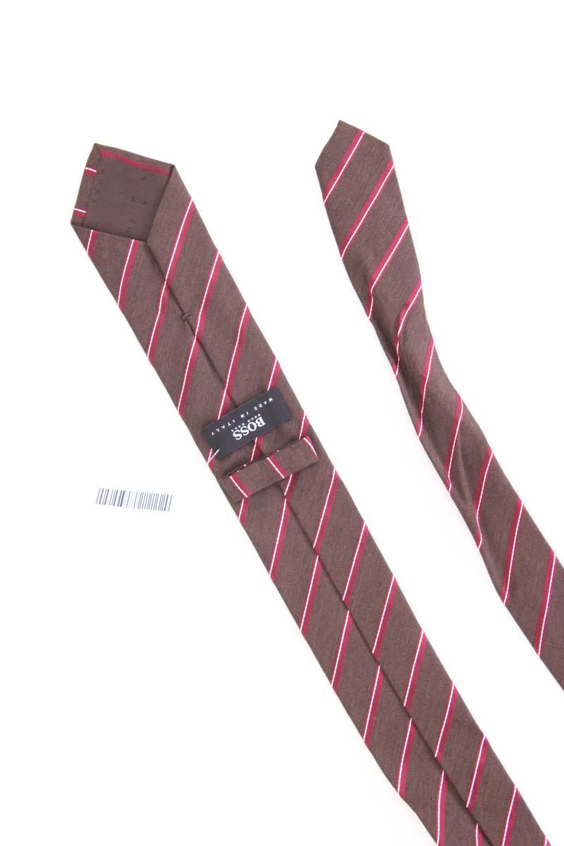 BOSS by Hugo Boss Krawatte für Herren gestreift braun - Image 2