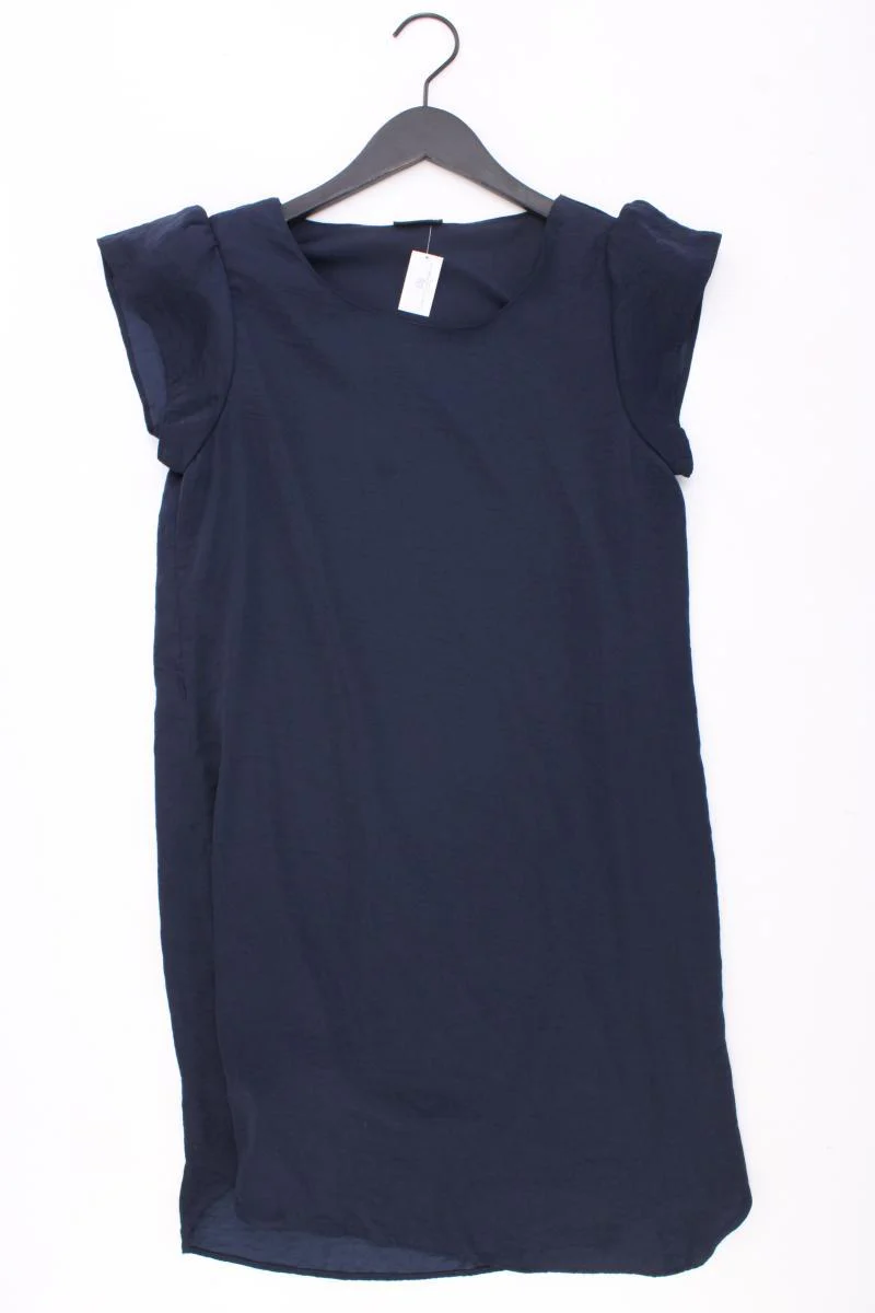 Vila Kurzarmkleid Gr. S blau aus Polyester