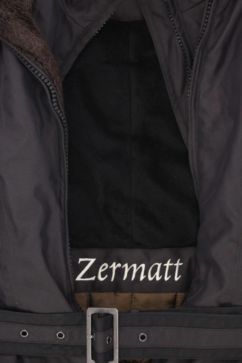 Wellensteyn Jacke Modell Zermatt Gr. S mit Gürtel braun aus Polyamid - Image 3