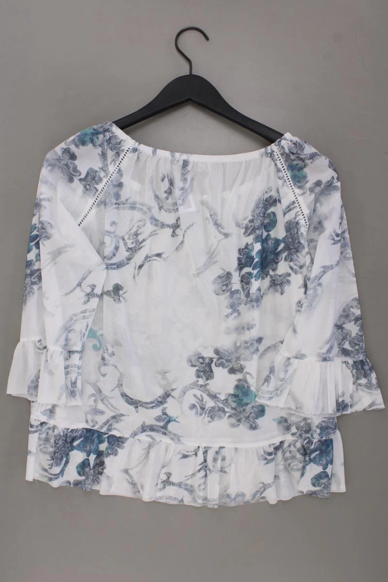 Cosima Classic Bluse Gr. 38 mit Blumenmuster 3/4 Ärmel mit Carmen-Ausschnitt - Image 3