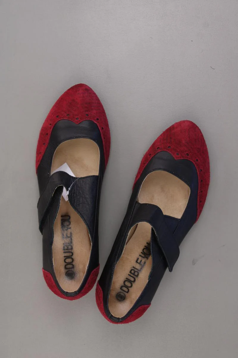 Double You Leder Pumps Gr. 39 schwarz - Image 3