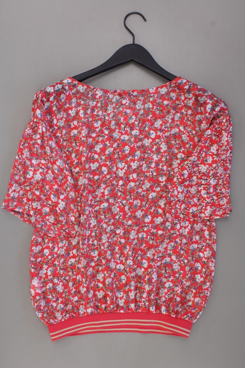 Purple's Paris Bluse Gr. S mit Blumenmuster Kurzarm rot aus Polyester - Image 3