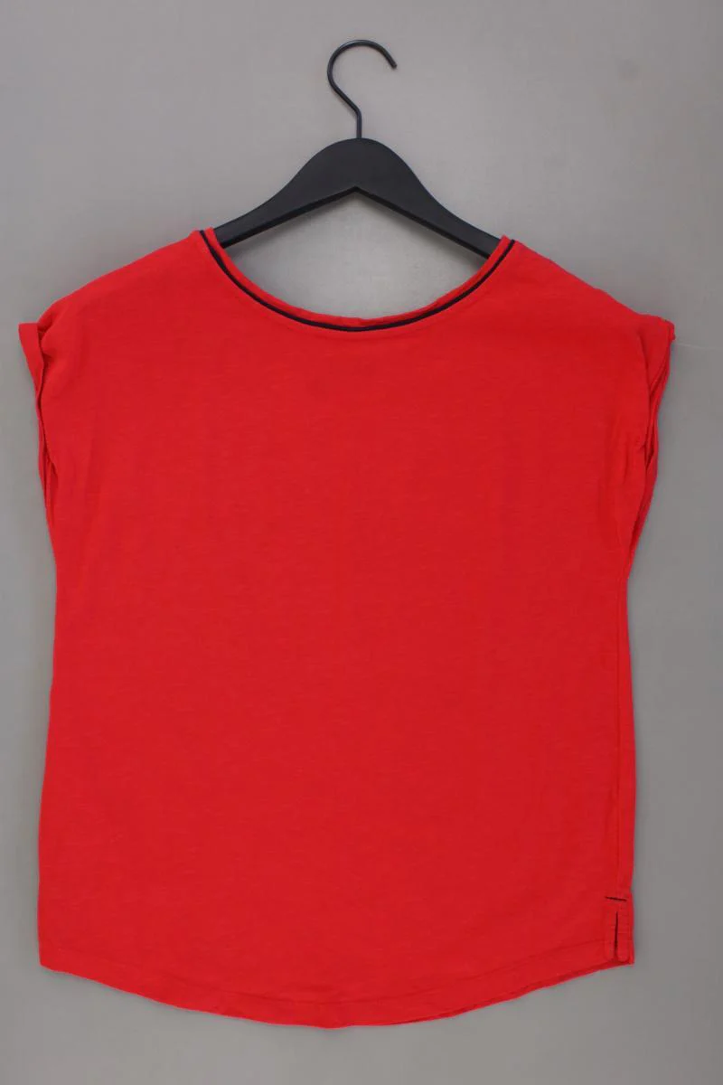 Esprit T-Shirt Gr. S neuwertig Kurzarm rot aus Baumwolle - Image 3