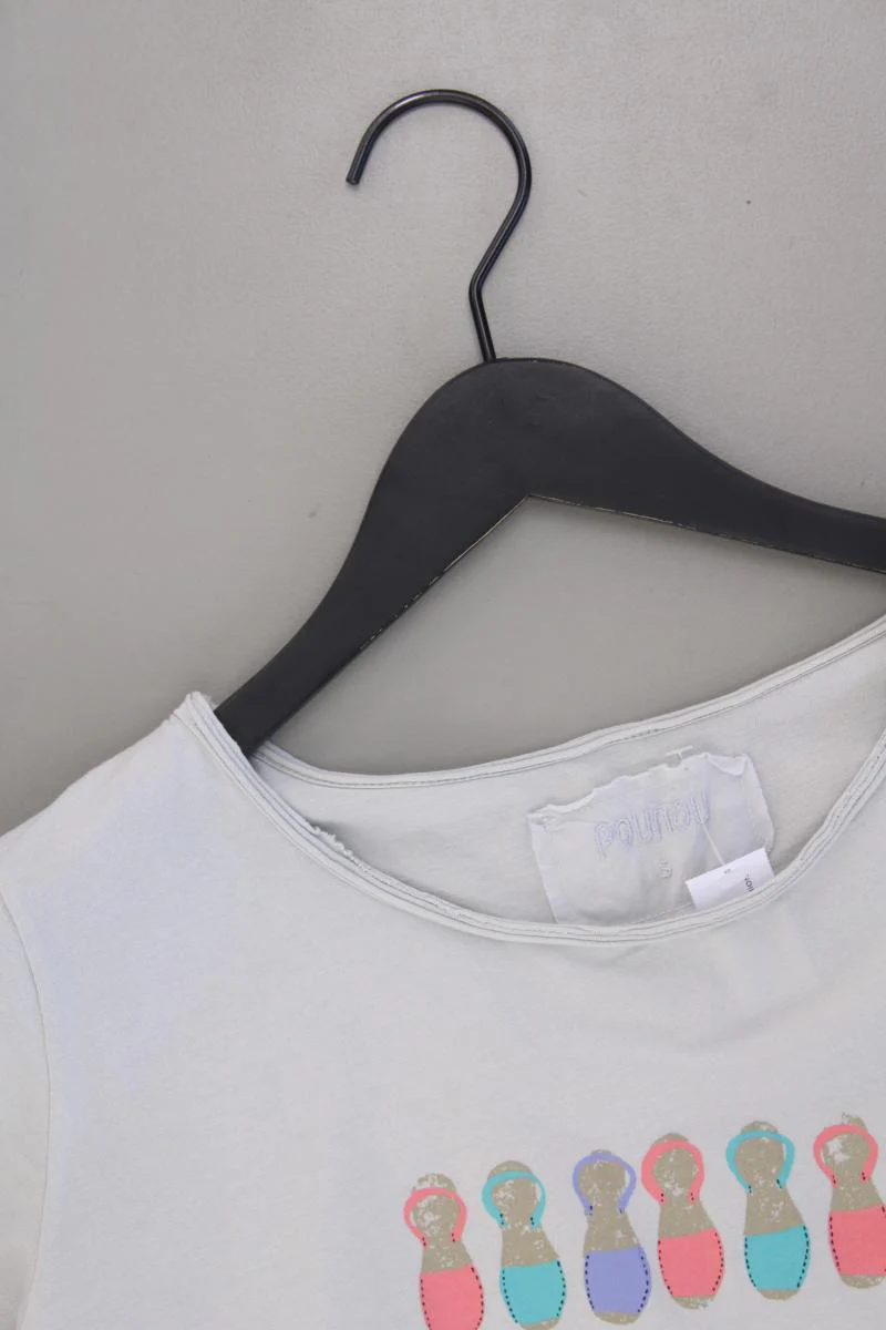 Pounou Shirt Gr. S Kurzarm grau aus Baumwolle - Image 2