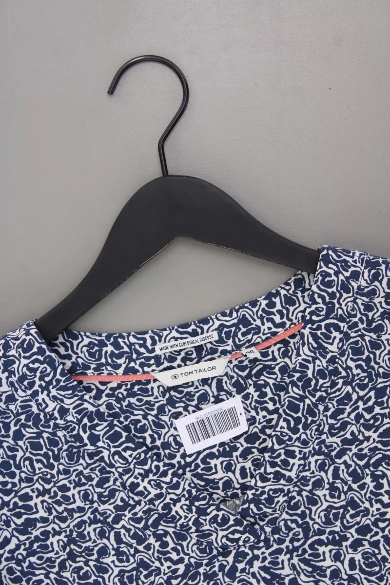 Tom Tailor Comfort Bluse Gr. 36 3/4 Ärmel blau aus Viskose - Image 2