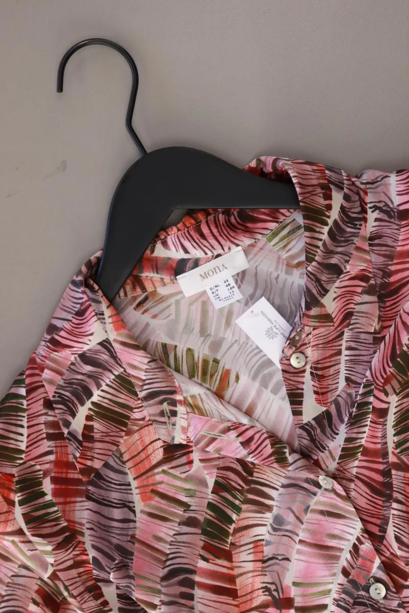 Mona Langarmbluse Gr. 44 neuwertig rosa aus Polyester - Image 3