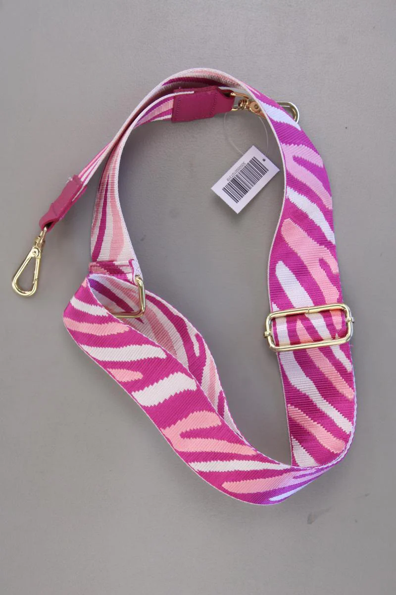 Taschen Gurt Handy Gurt mit Tierdruck neuwertig pink - Image 2