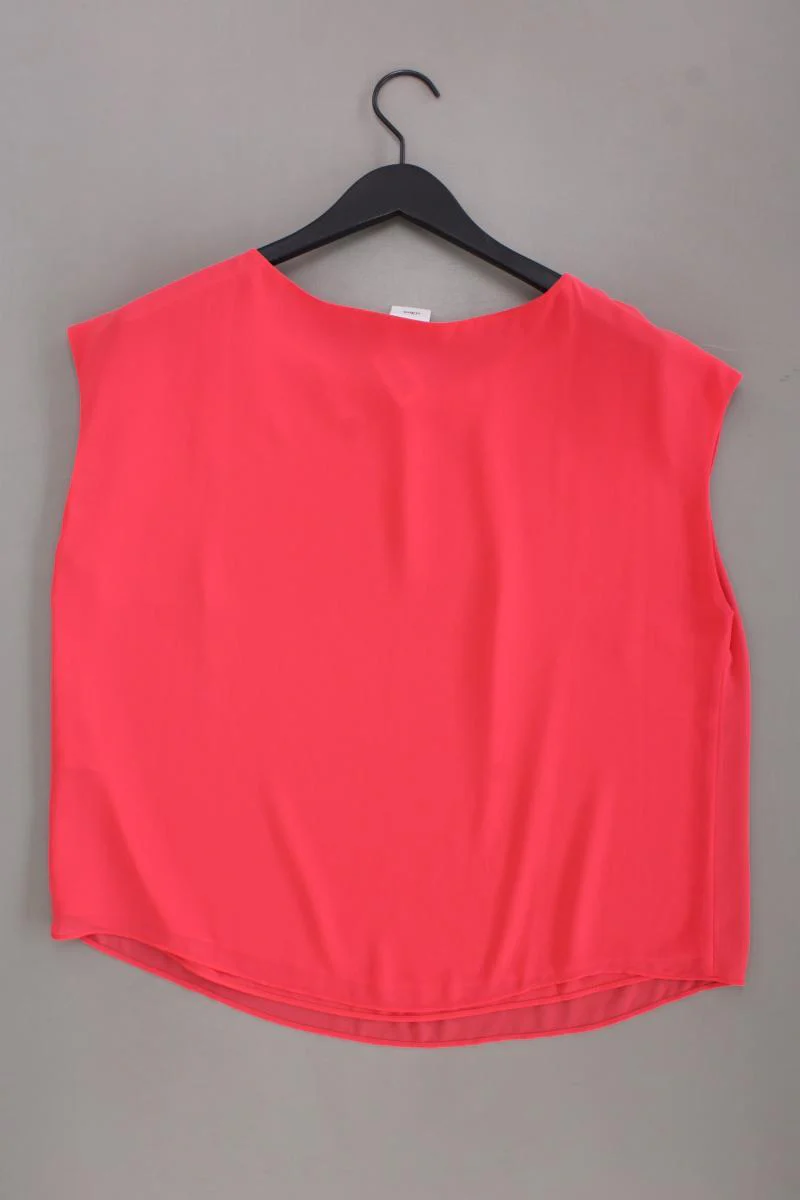 s.Oliver Chiffonbluse Gr. 40 neuwertig Kurzarm pink aus Polyester - Image 3