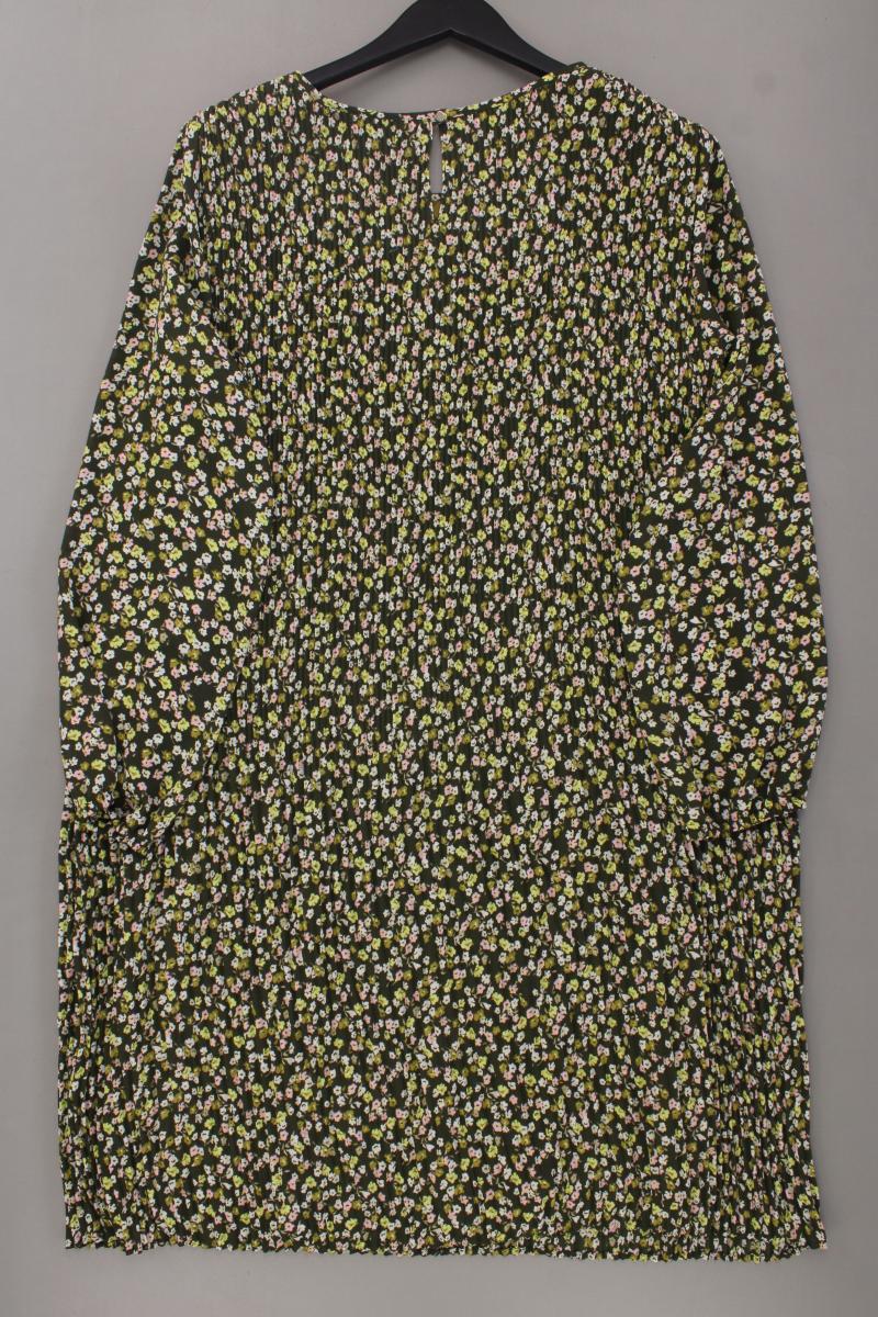 Gerry Weber Chiffonkleid Gr. 44 mit Blumenmuster Langarm olivgrün - Image 3