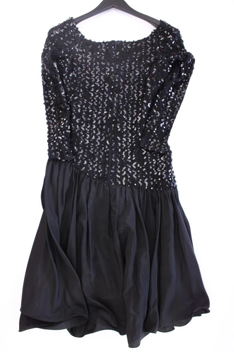 Vera Mont Abendkleid Gr. 38 Langarm mit Pailletten schwarz aus Polyamid - Image 3