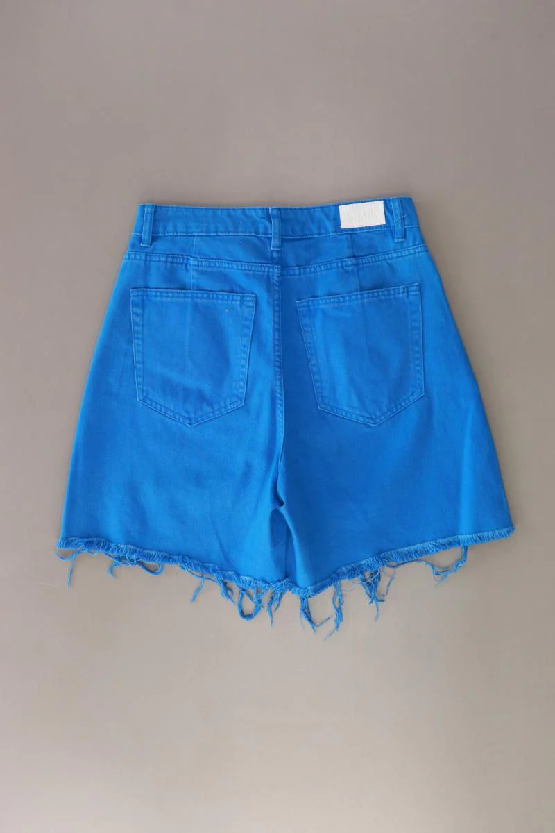 Bershka Jeansshorts Gr. 38 blau aus Baumwolle - Image 2
