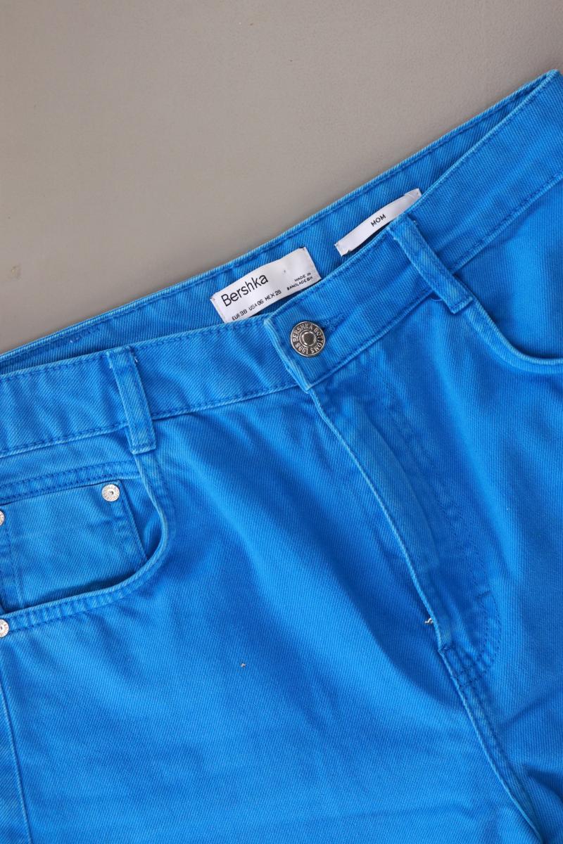 Bershka Jeansshorts Gr. 38 blau aus Baumwolle - Image 3