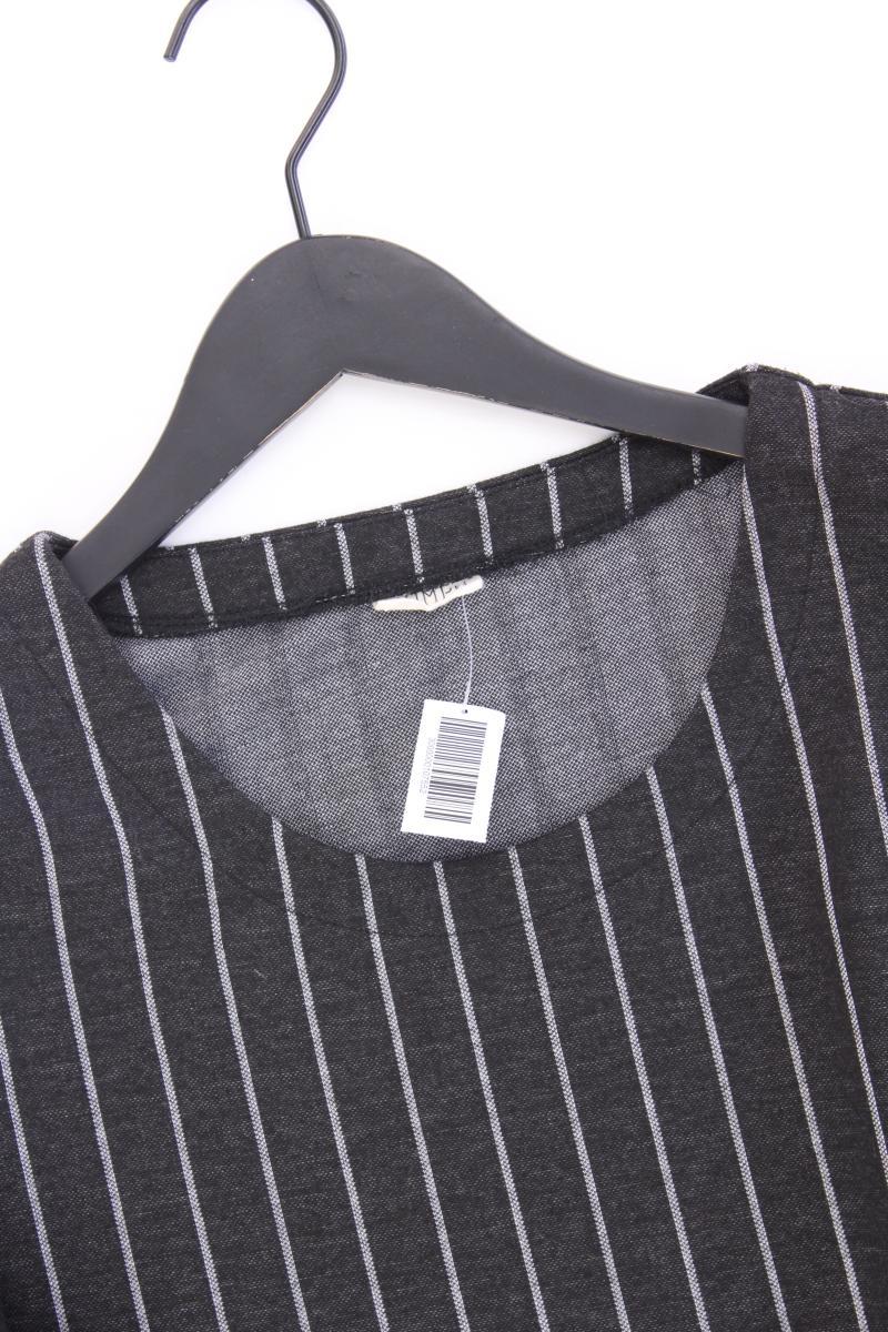Nümph Langarmkleid Gr. L gestreift grau aus Polyester - Image 2