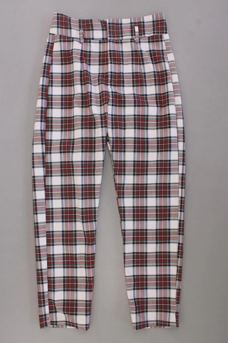 Bershka 7/8 Hose Gr. 36 kariert rot