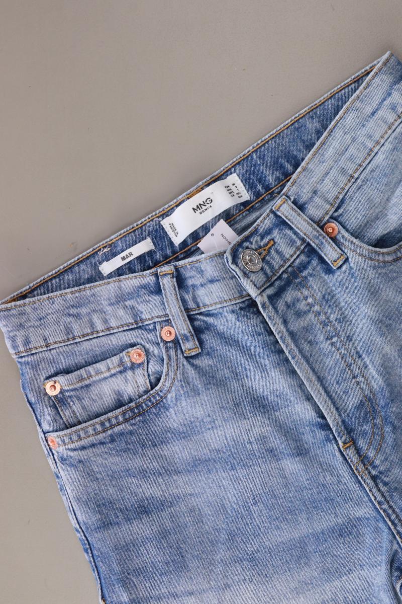 Mango Straight Jeans Gr. 34 blau aus Baumwolle - Image 3