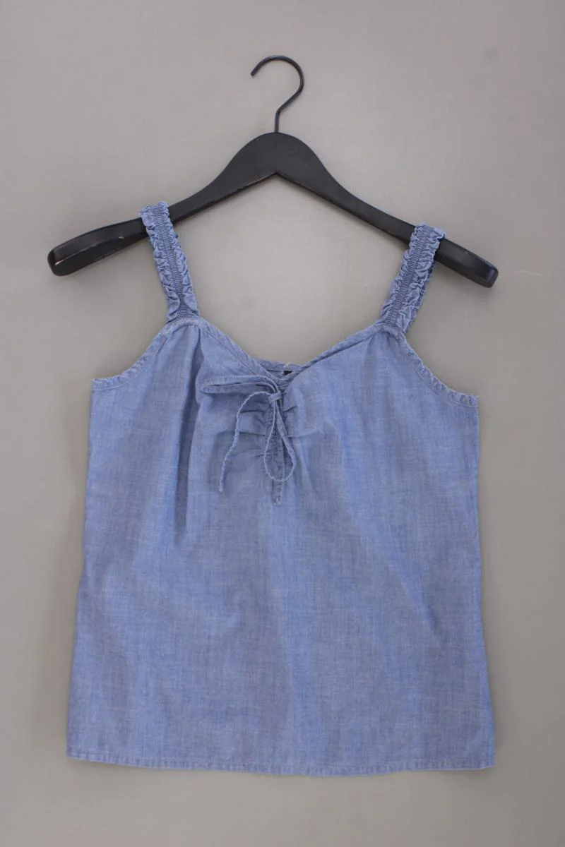 Vero Moda Trägertop Gr. S blau aus Baumwolle
