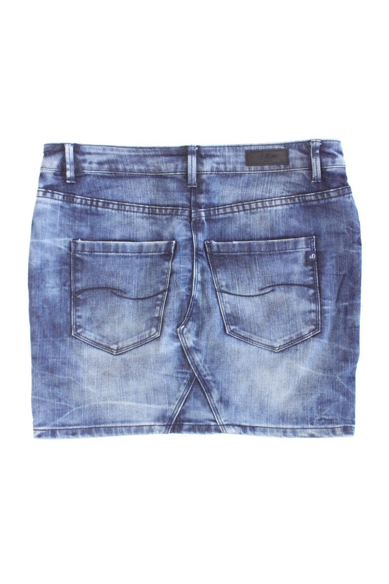 s.Oliver Jeansrock Gr. XS blau aus Baumwolle - Image 3