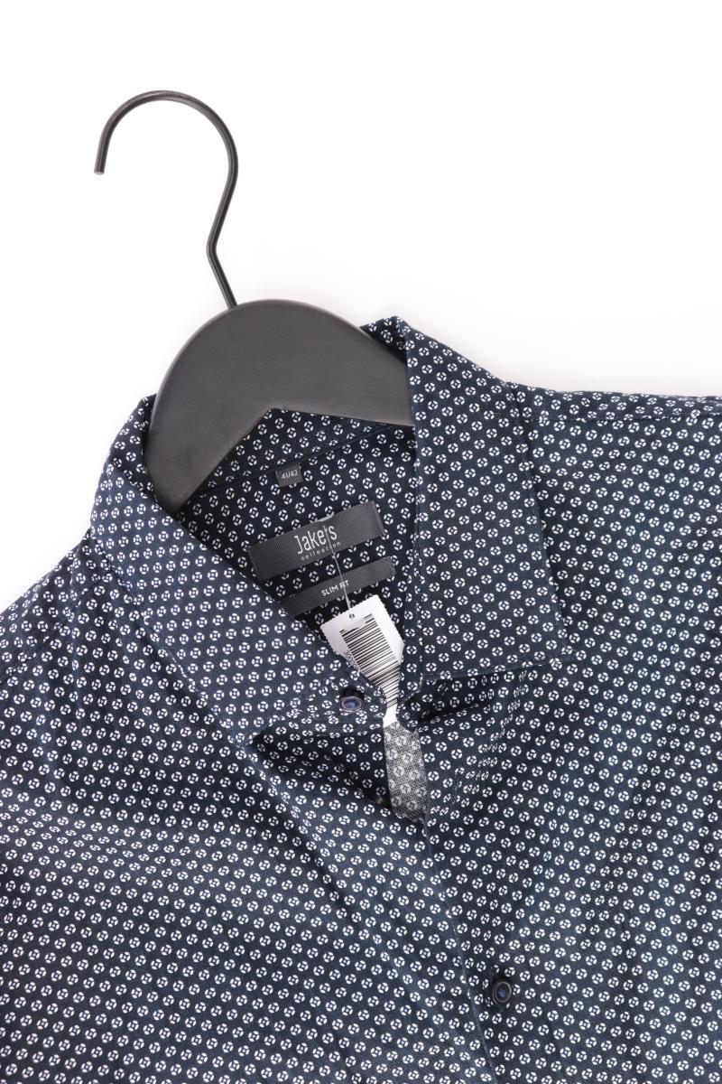 Jake*s Langarmhemd für Herren Gr. Hemdgröße 41/42 blau aus Baumwolle - Image 3