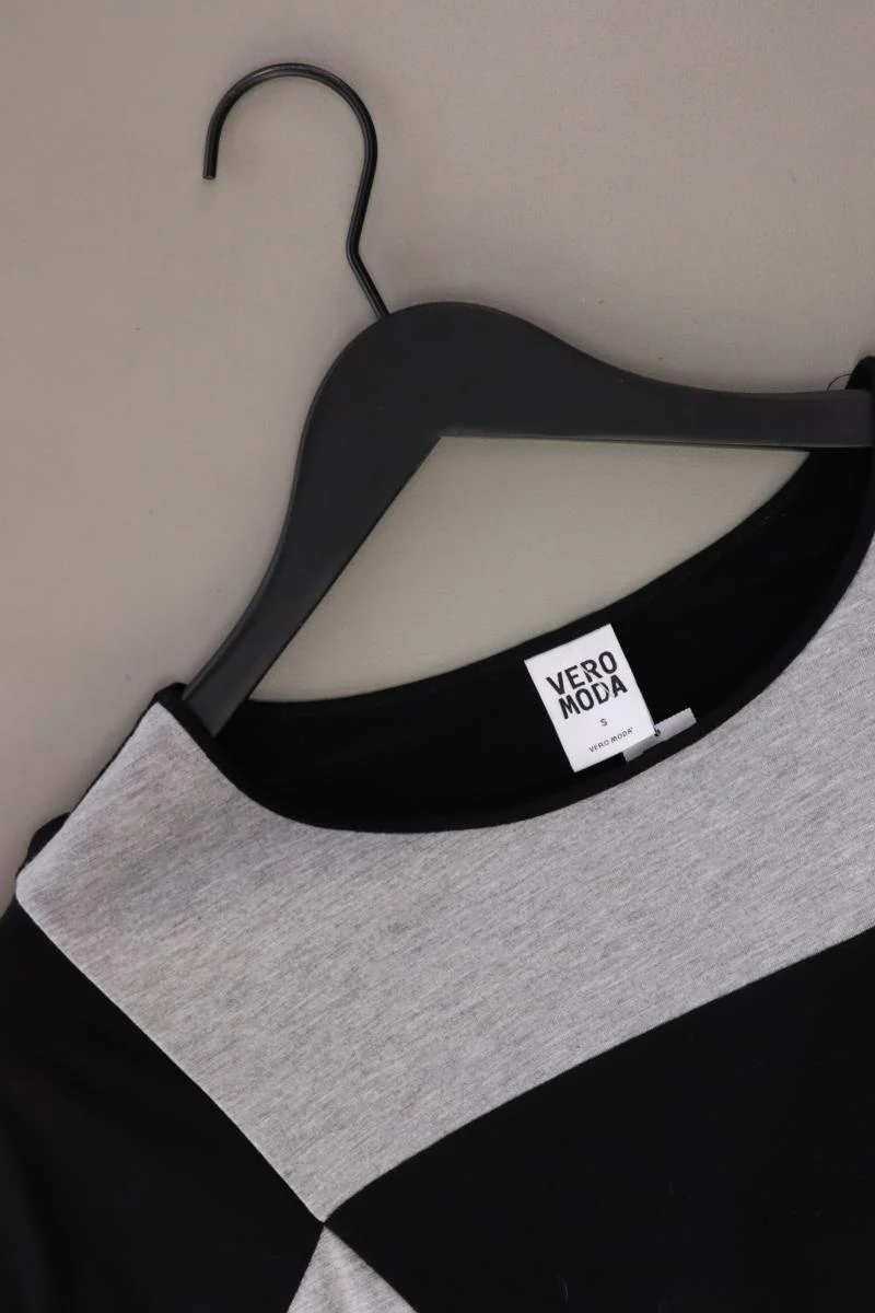 Vero Moda Strickshirt Gr. S Kurzarm grau aus Baumwolle - Image 3