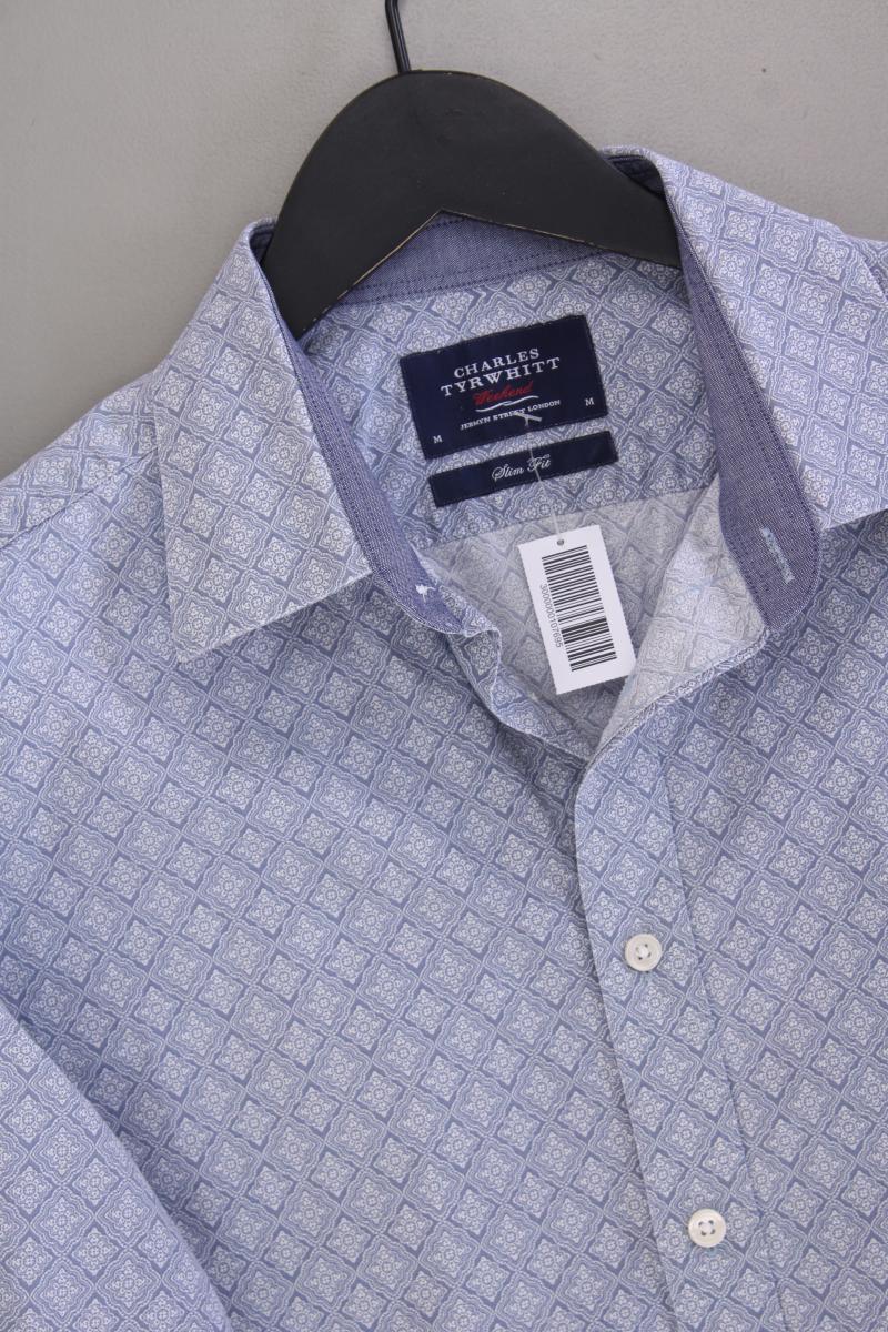 CHARLES TYRWHITT Langarmhemd für Herren Gr. M blau aus Baumwolle - Image 2