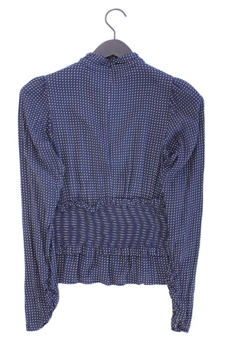 Norr Langarmbluse Gr. L blau aus Viskose - Image 3