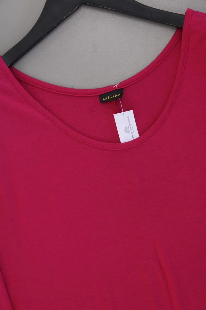 Lascana T-Shirt Gr. 44/46 neuwertig Kurzarm pink aus Viskose - Image 2