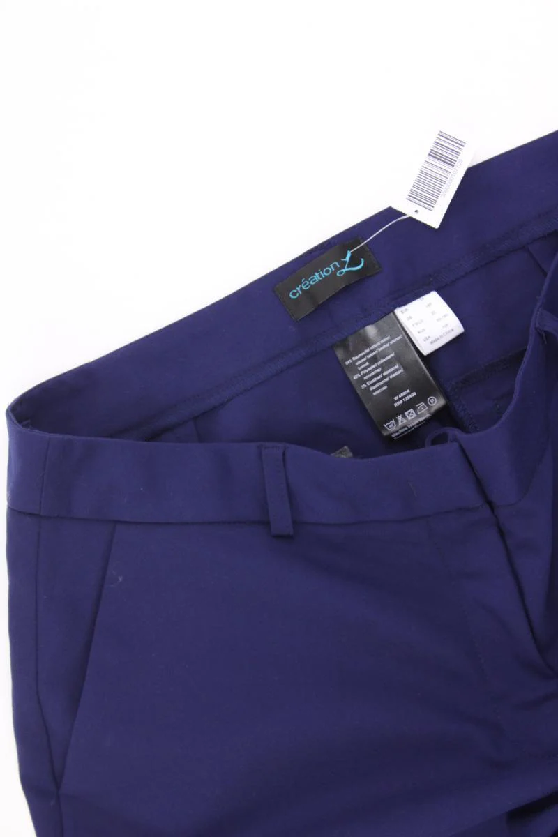 Création L. Stoffhose Gr. Kurzgröße 21 neuwertig blau aus Baumwolle - Image 2