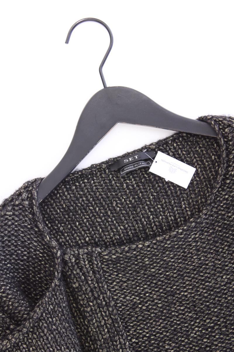 Set Strickjacke Gr. 40 Langarm gold aus Wolle - Image 2