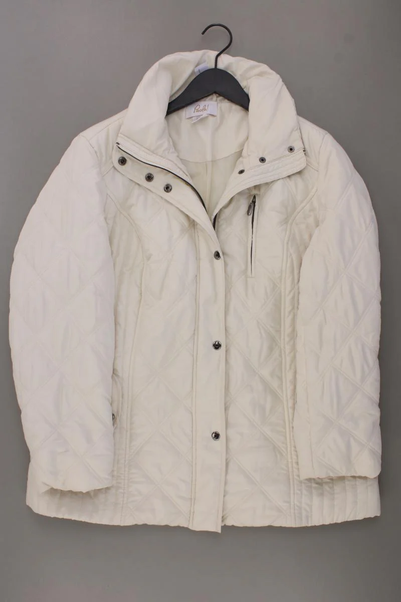 Paola Lange Jacke Gr. 44 creme aus Polyester