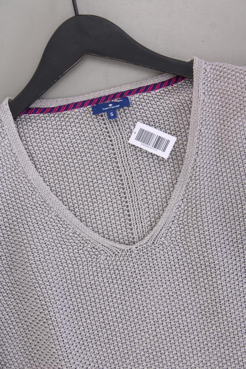 Tom Tailor Pullover mit Glitzergarn Gr. S grau aus Baumwolle - Image 2