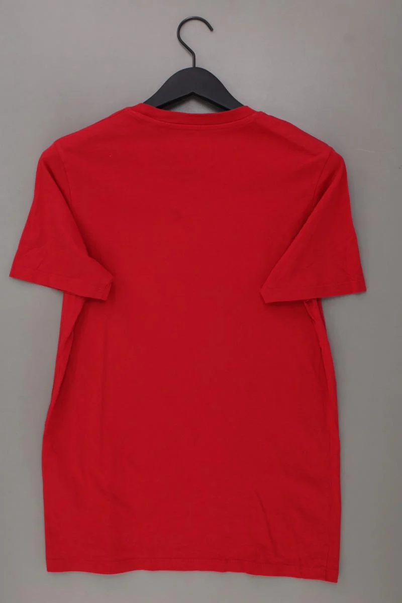 Jack & Jones Printshirt für Herren Gr. M neuwertig Kurzarm rot aus Baumwolle - Image 3