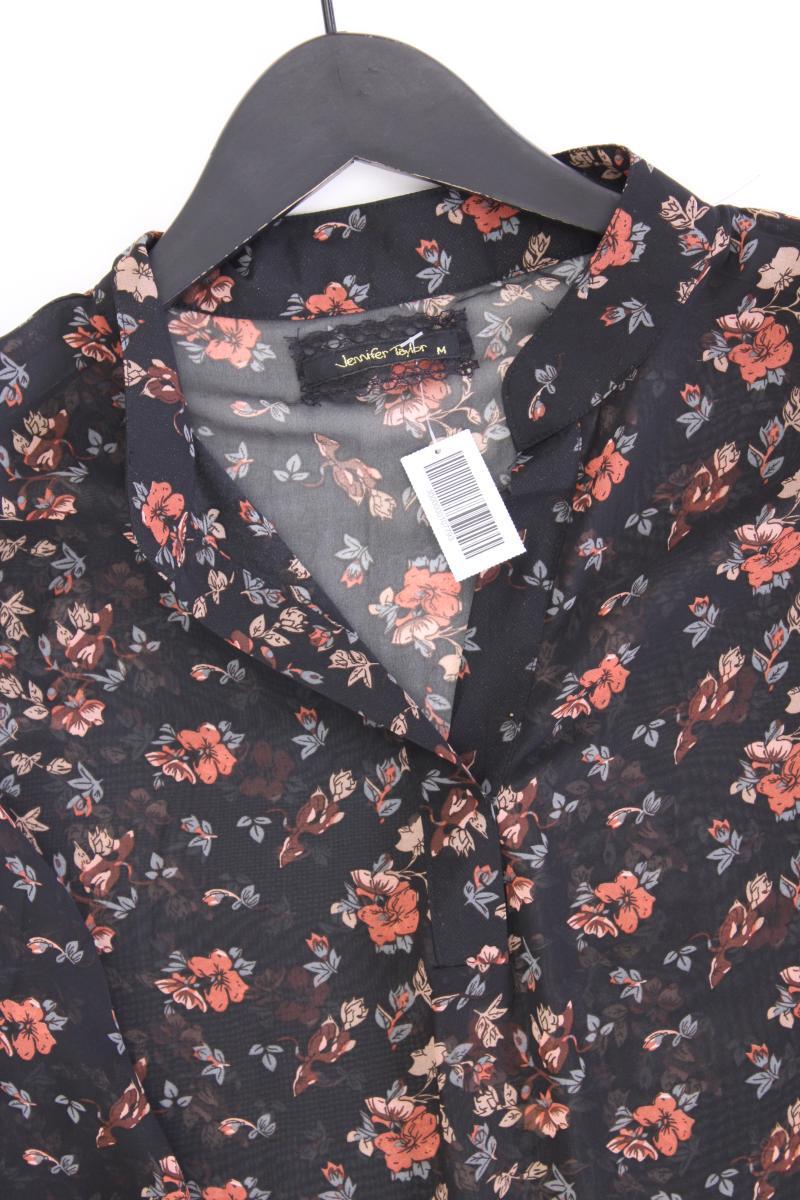 Jennifer Taylor Langarmbluse Gr. M mit Blumenmuster schwarz aus Polyester - Image 2
