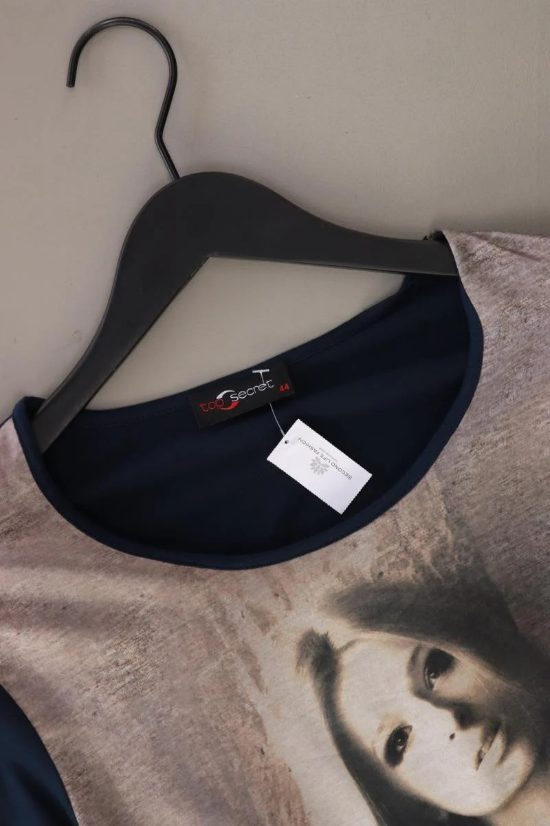 Top Secret Printshirt Gr. 44 Langarm blau aus Polyester - Image 3