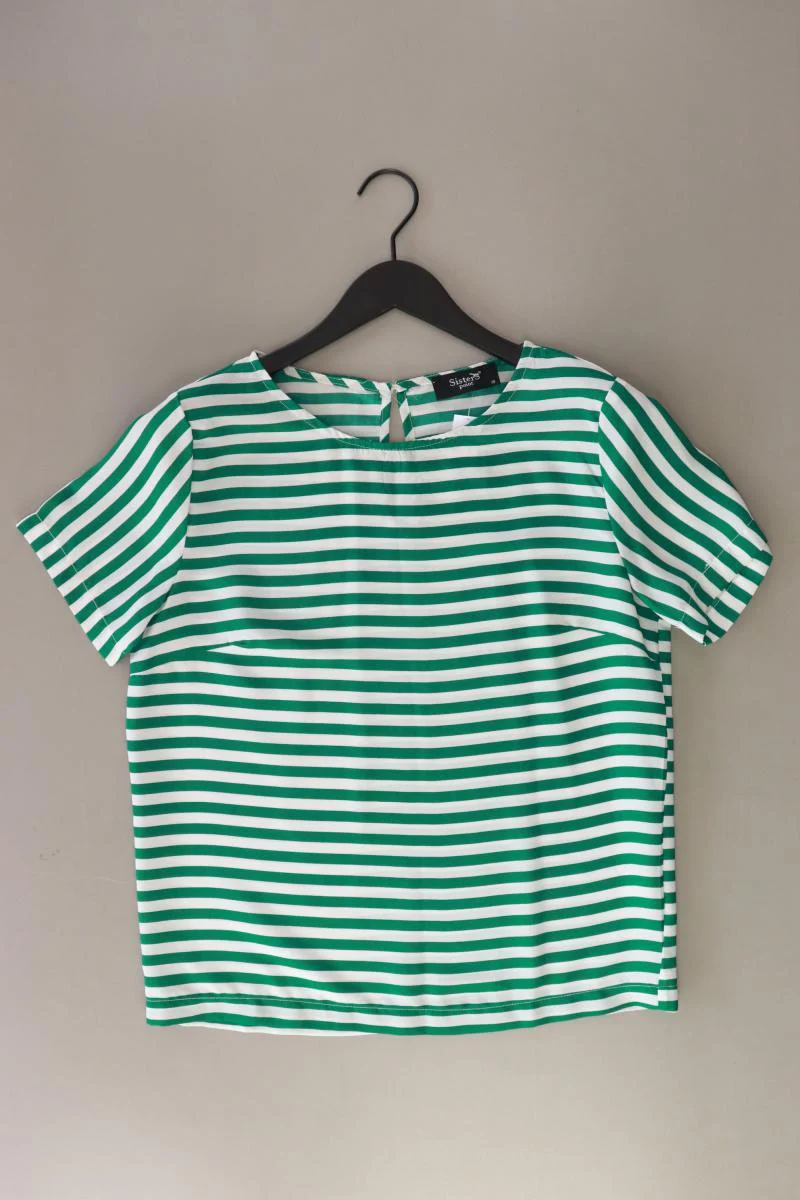 Sisters Point Kurzarmbluse Gr. XS gestreift grün aus Polyester