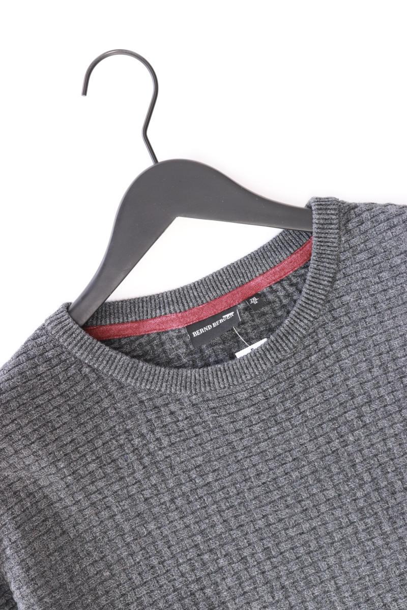 Bernd Berger Feinstrickpullover für Herren Gr. 56 grau aus Baumwolle - Image 3
