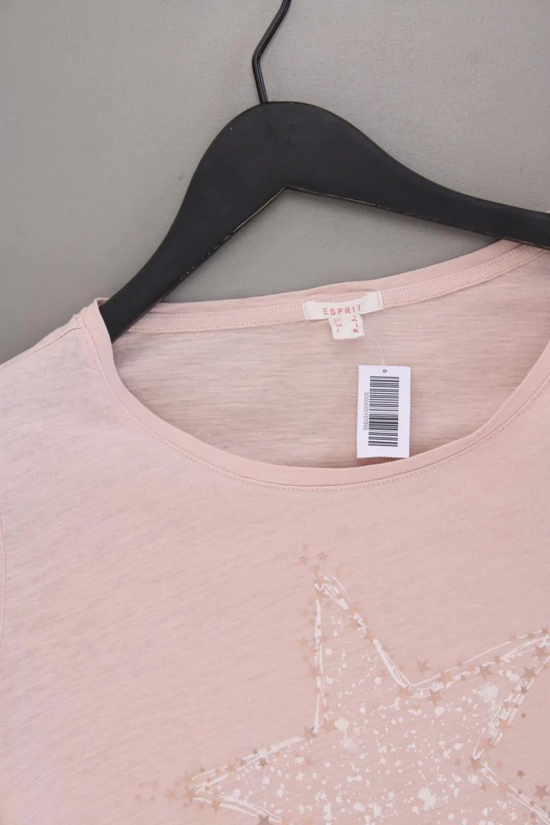 Esprit Printshirt Gr. L Kurzarm rosa - Image 2