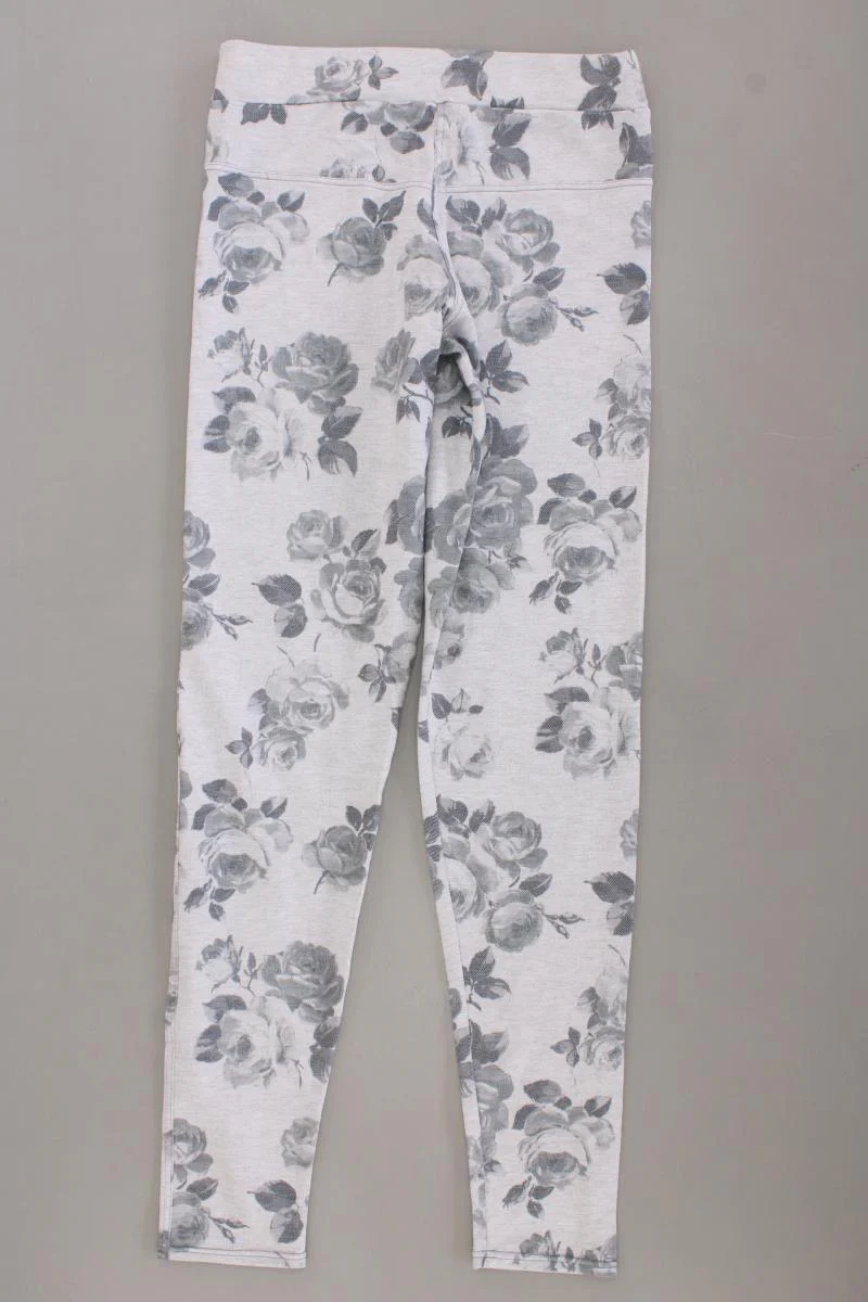 Calzedonia Leggings Gr. M mit Blumenmuster neuwertig grau - Image 3
