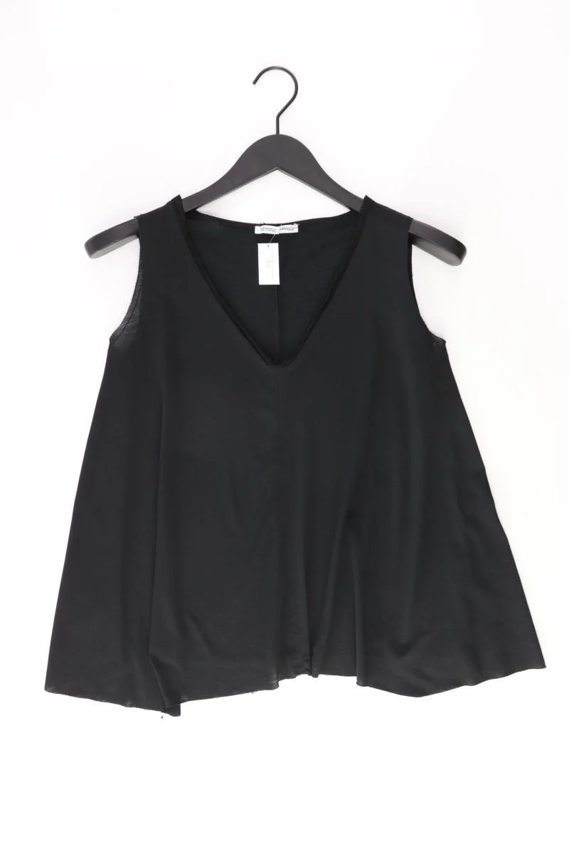 Zara Trägertop Gr. M schwarz aus Polyester