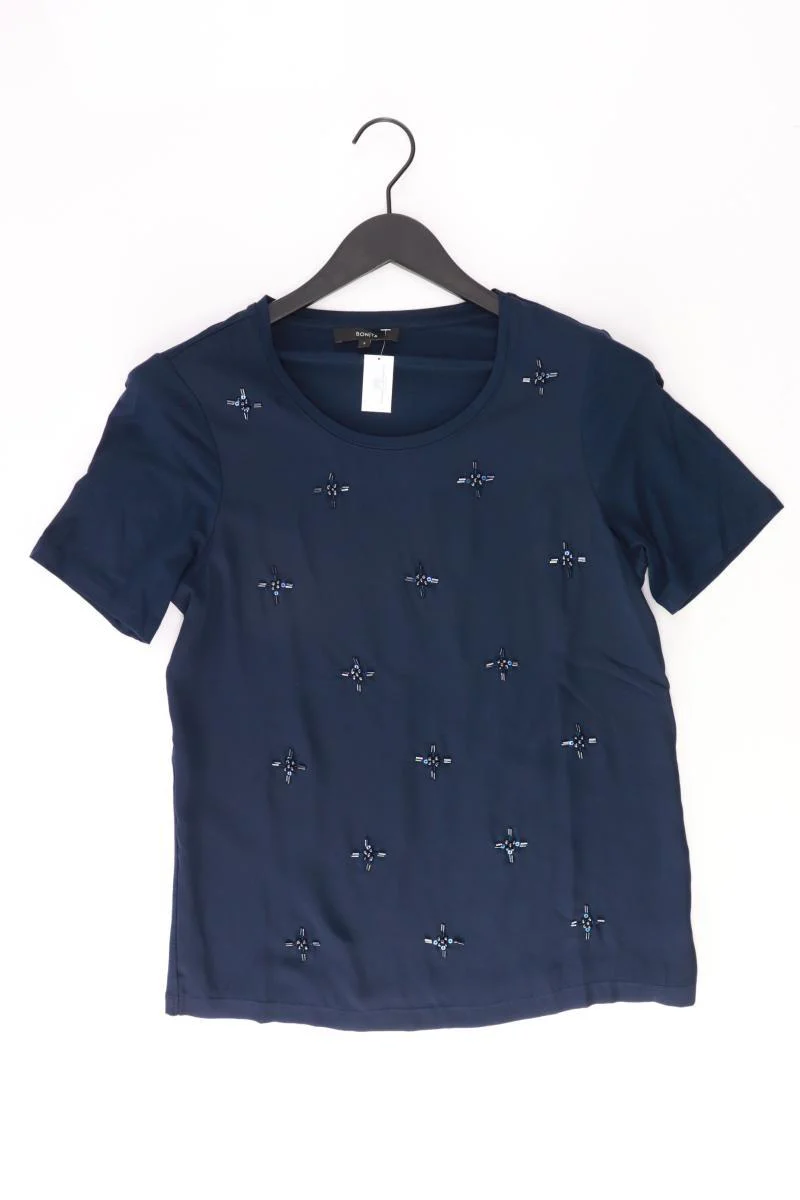 Bonita T-Shirt Gr. S Kurzarm blau aus Polyester